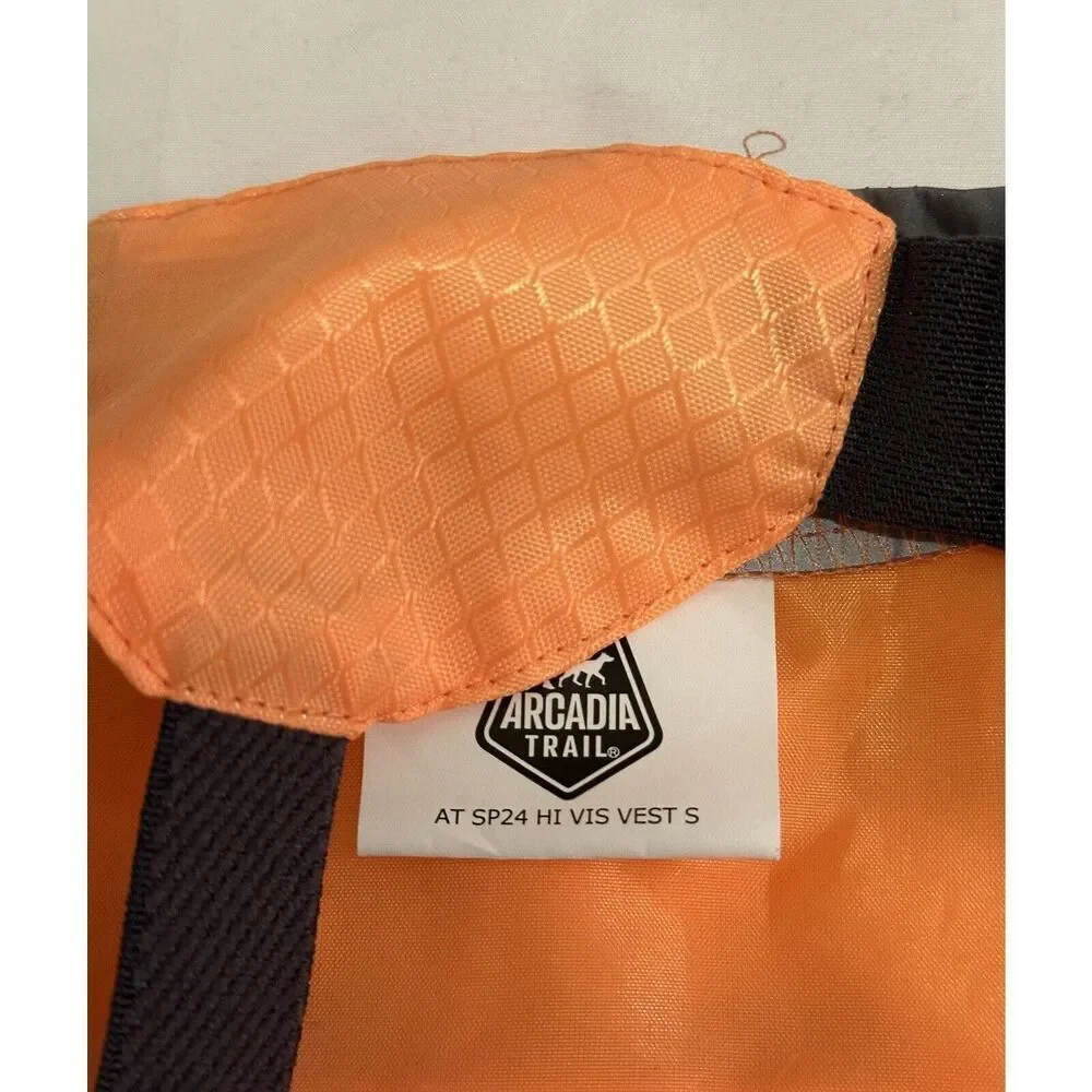 Arcadia Trail Hi Visibility Reflective Orange Pet Safety Vest Size Small NEW